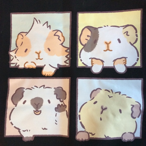 NWOT SHEIN, guinea pig sweatshirt. 14 black - Picture 3 of 6